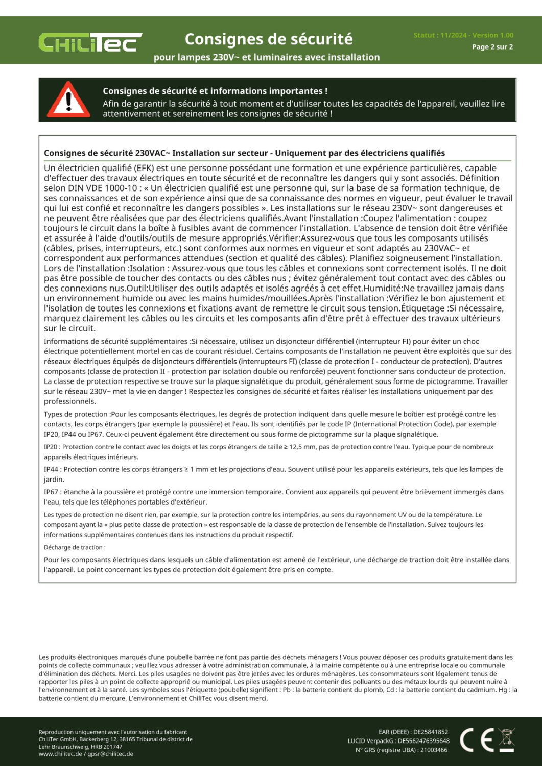 ChiliTec LED Modul "Piatto CCT 5" 100° Einbaustrahler 5W 3000K/4000K/6500K 24101