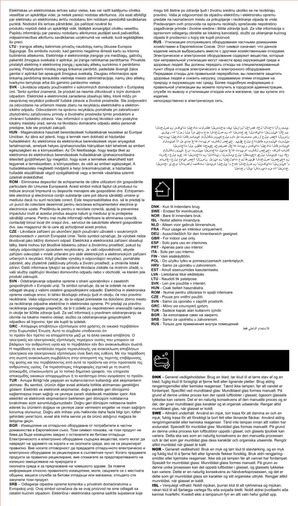 Nordlux MONTONE 33 Sensor Deckenleuchte 3000K IP44 13W 1300Lm 2210476101