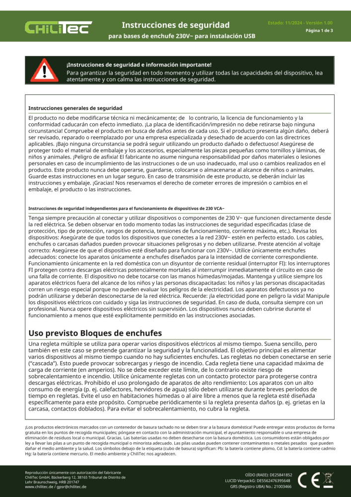 Aufbausteckdosen 2-fach Steckdosenblock + 2x USB A+C 3,1A weiss 23572