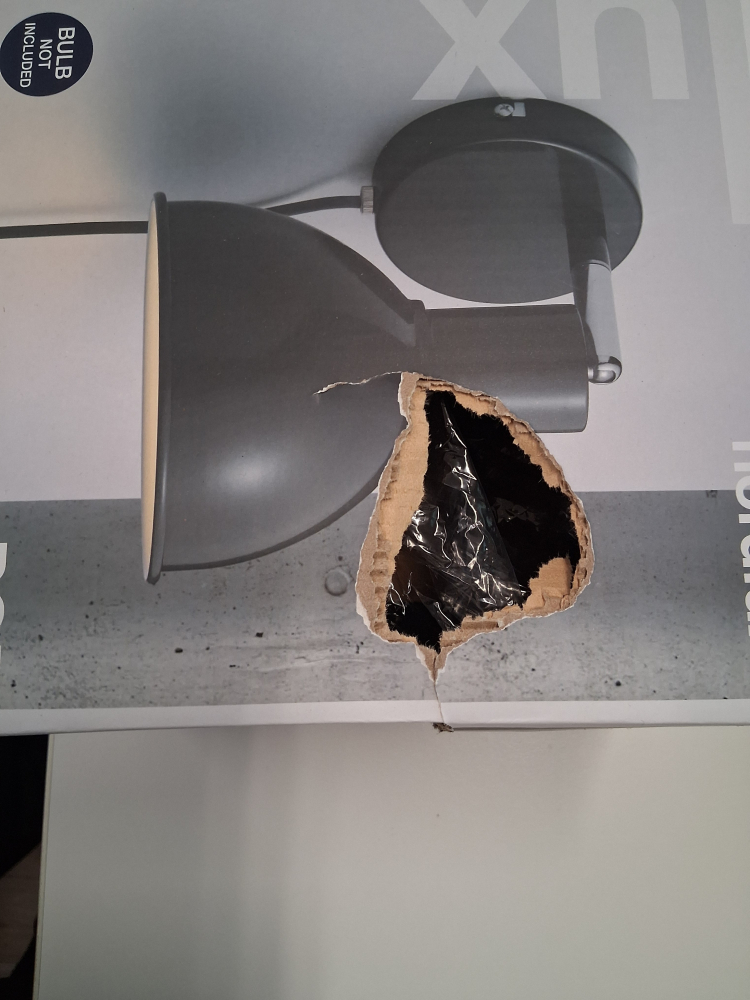 B-Ware - Wandleuchte POP Metall Schwarz Nordlux E27 Ø15,5