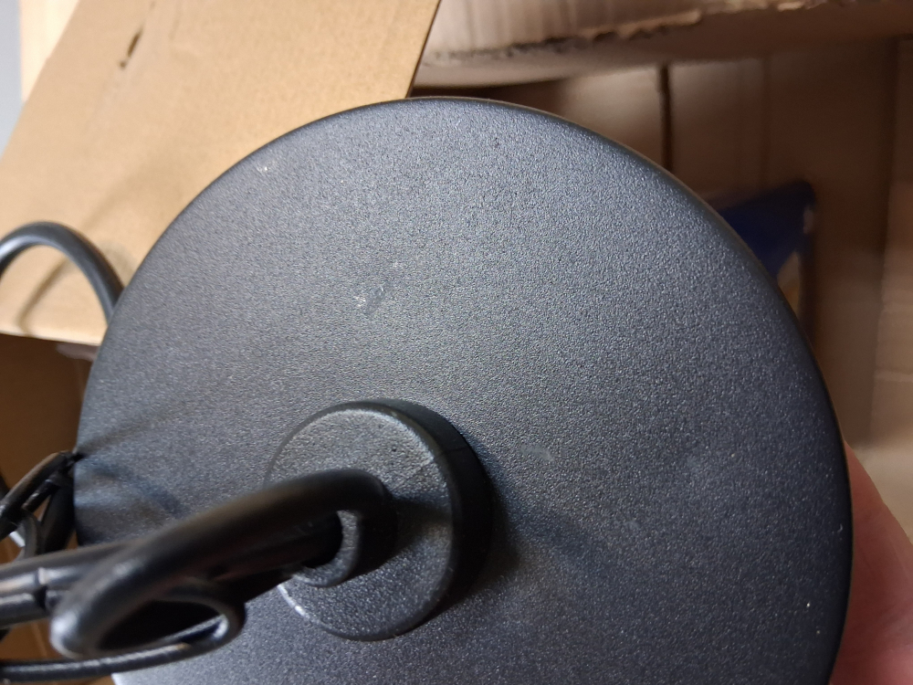 B-Ware - Pendelleuchte LIEGO 89 PEND B Kanlux E27 schwarz Pendel IP44 Aussenleuchte 36531