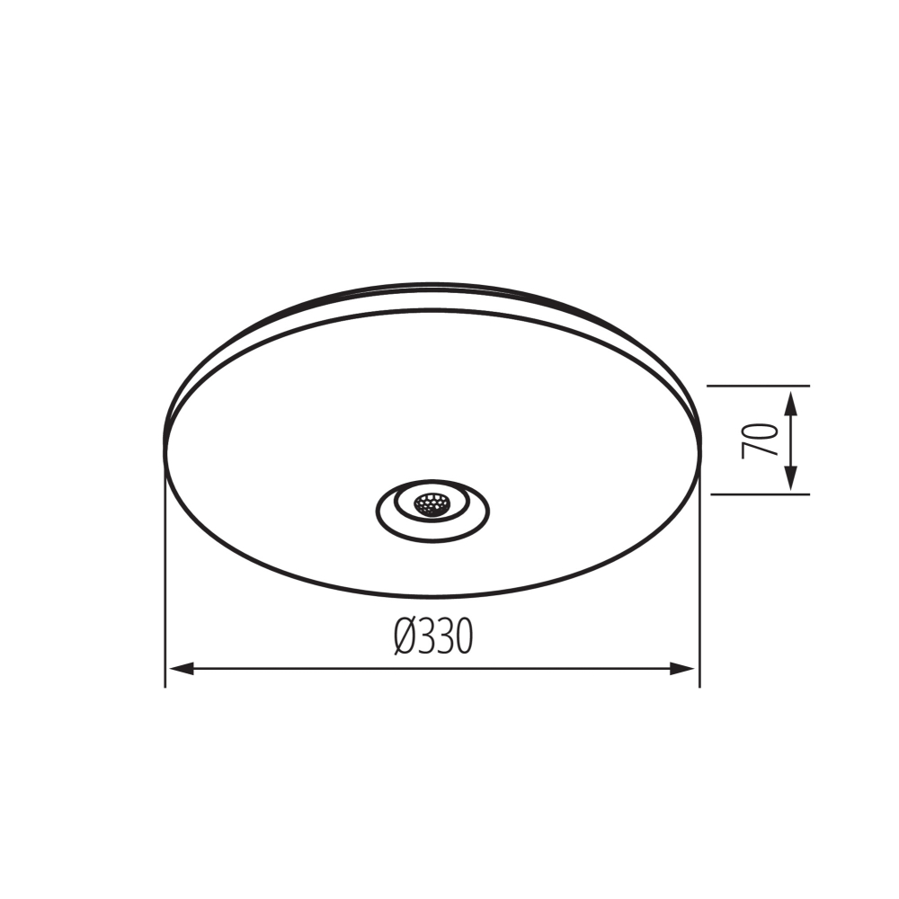 LED Deckenleuchte FOGLER 4000K PIR Bewegungsmelder Ø330 weiss 17W 18123
