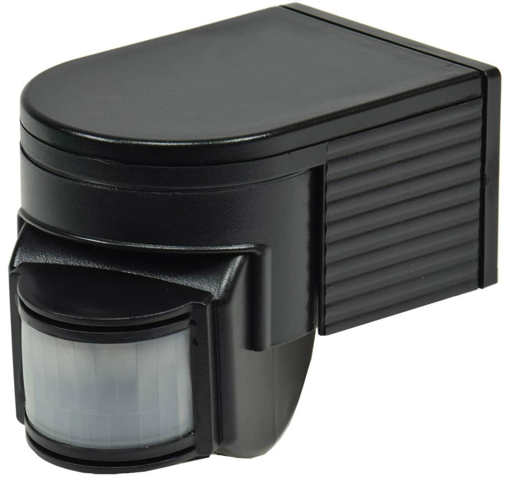 Aufputz Bewegungsmelder CBM 3-Draht 180° IP44 Schwarz 1-1200W 18145