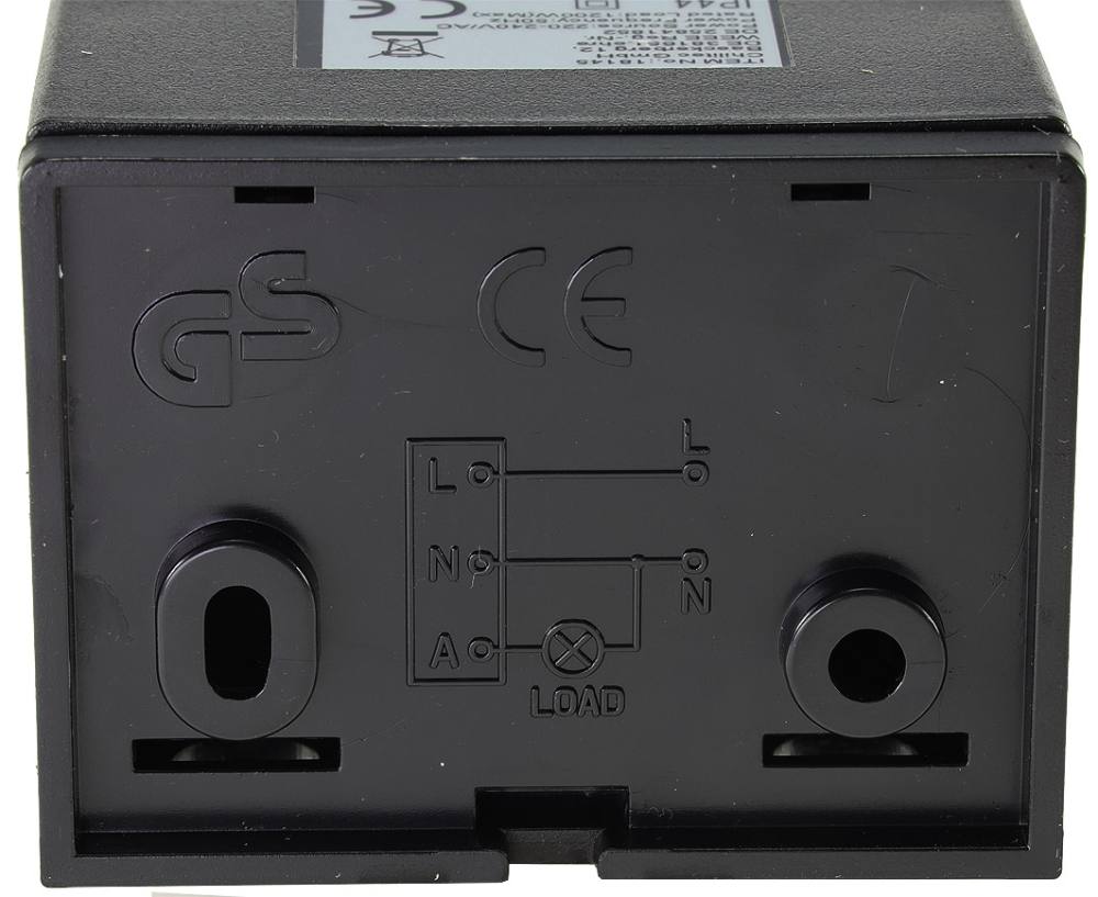 Aufputz Bewegungsmelder CBM 3-Draht 180° IP44 Schwarz 1-1200W 18145