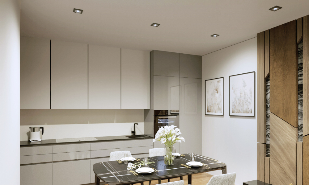 Deckeneinbauleuchte Seidy Kanlux schwarz CT-DTL50-B Einbauspot