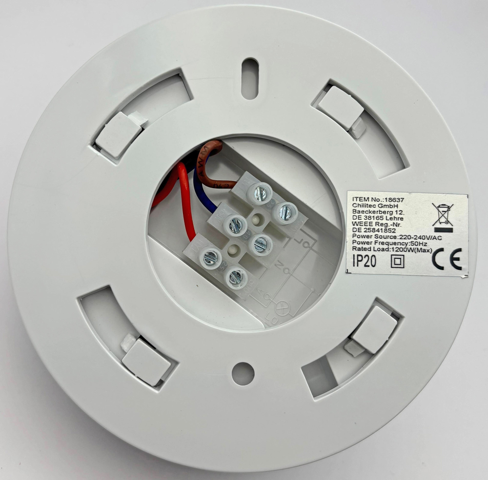 Bewegungsmelder PIR 360° "CBM" IP20 3-Draht weiß 18637