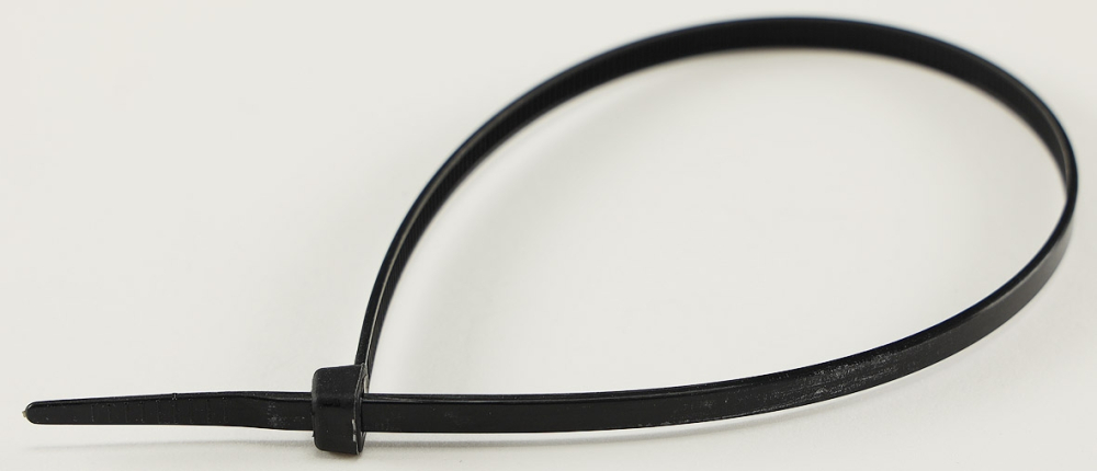 100er Pack Kabelbinder 300x4,8mm schwarz 18684