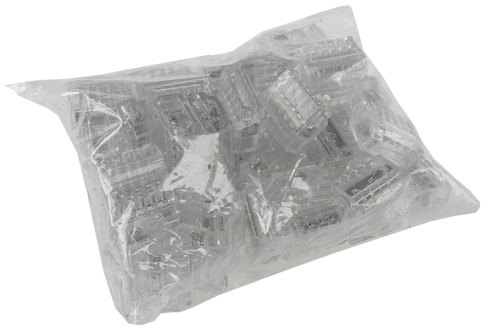 Steckbare Dosenklemmen, 50er Pack, 1-polig, 5 Klemmstellen, 1-2,5mm², 19487