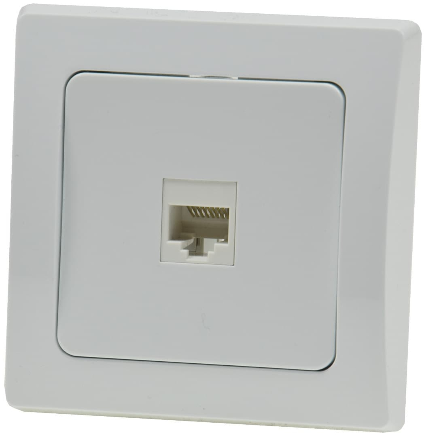 Internetbuchsen DELPHI RJ45 Dose für ISDN & Cat.5 weiß