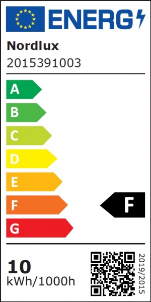 LED Wandleuchte Hester Nordlux IP44 Badlampe schwarz 3-stufiger Moodmaker