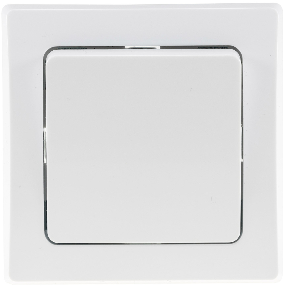 DELPHI Wechselschalter UP weiß Steckanschluss Rahmen + Einsatz 20765