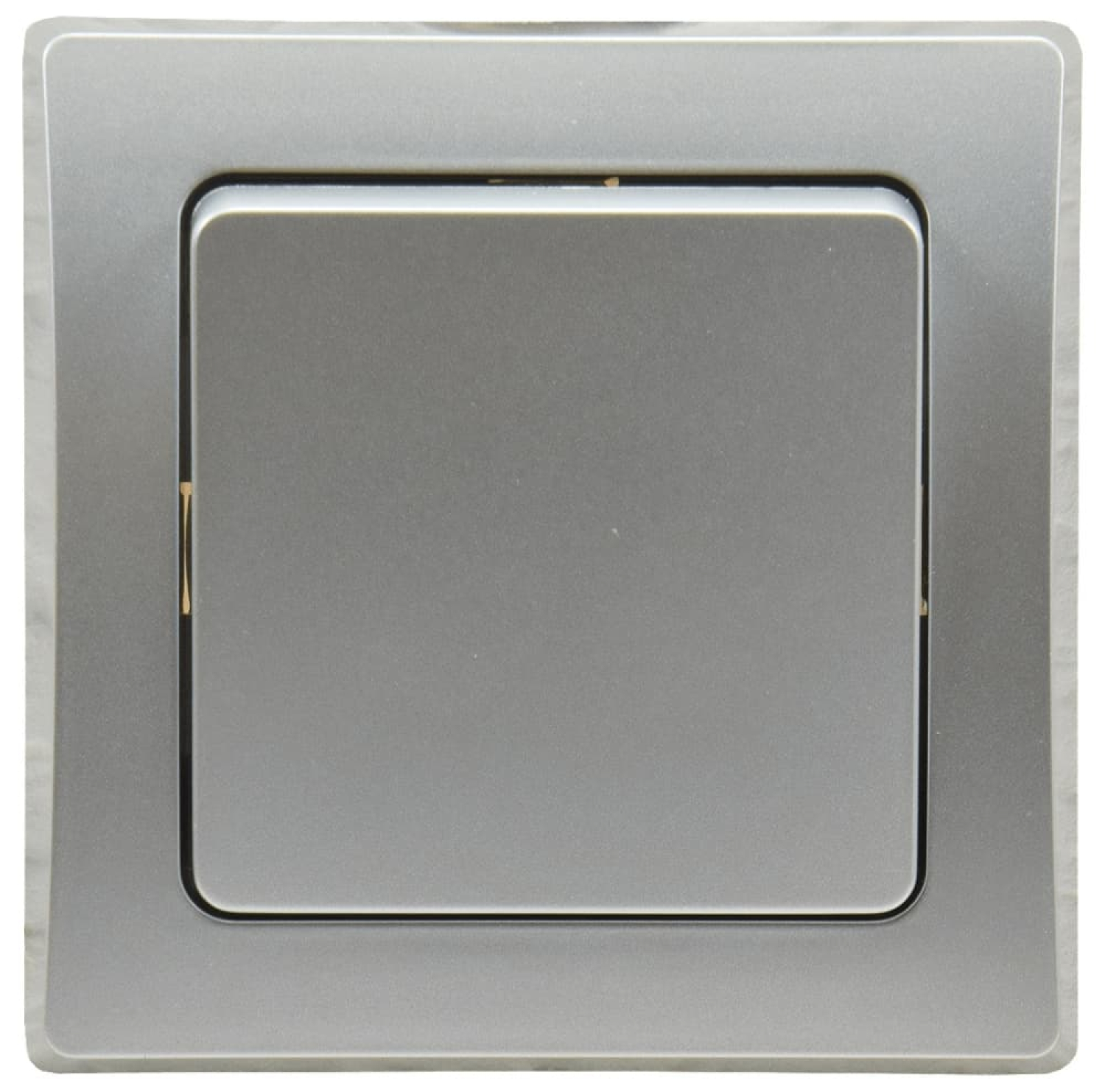 ChiliTec DELPHI Taster in Farbe silber mit  Rahmen