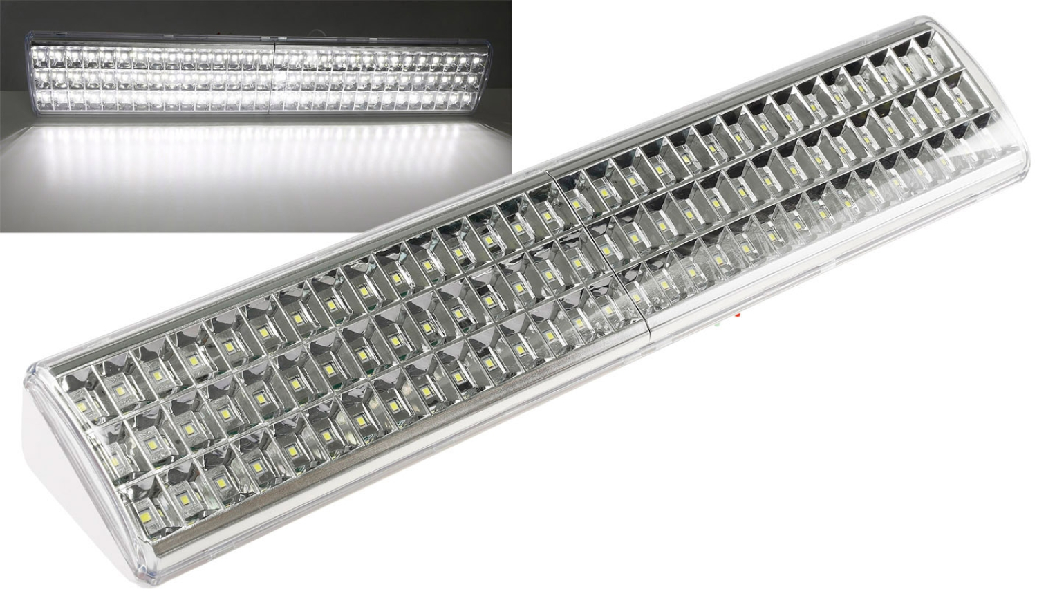 ChiliTec LED Notleuchte "CTNL-90 SMD" Sicherheitsleuchte Lithium Akku Notbeleuchtung 9W 21507