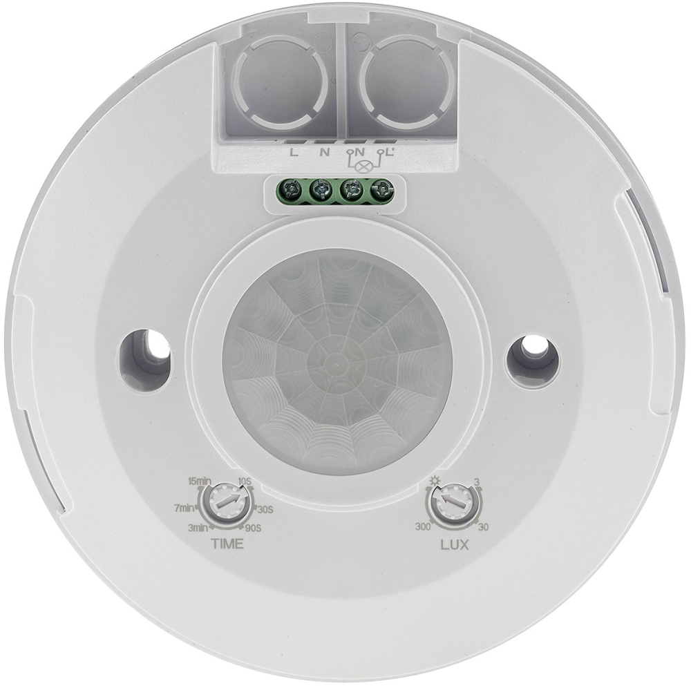 Decken-Bewegungsmelder IR 360° "CBM-Flat" IP20 3-Draht weiß 21679
