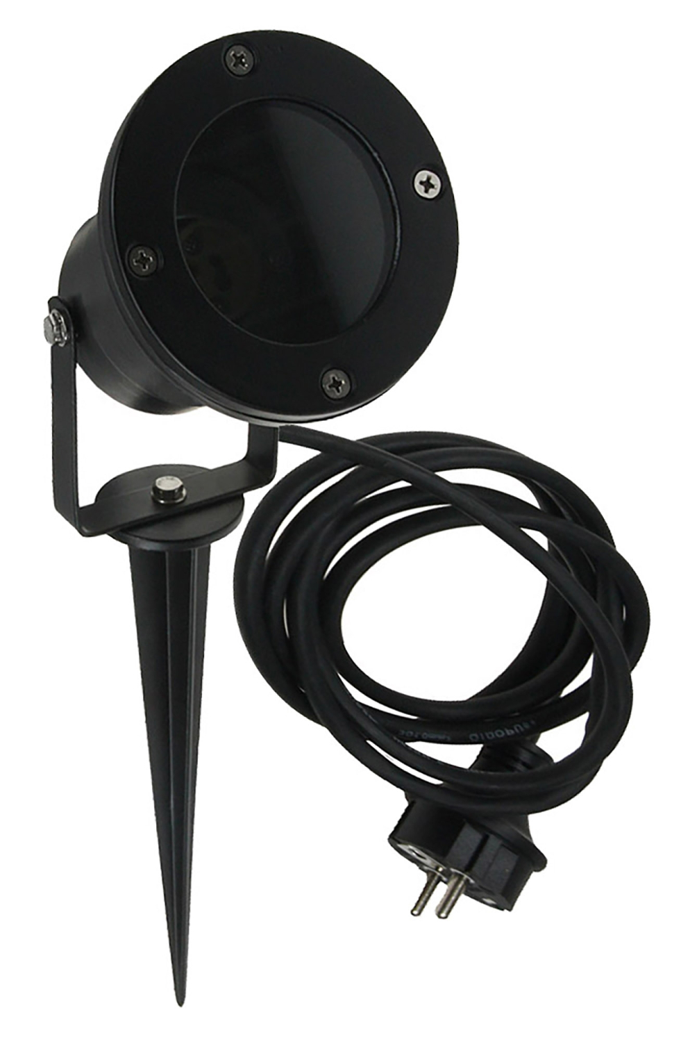 ChiliTec Gartenleuchte "CT-GS10" GU10 Schwarz IP68 Erdspieß 1,5m Kabel 21750