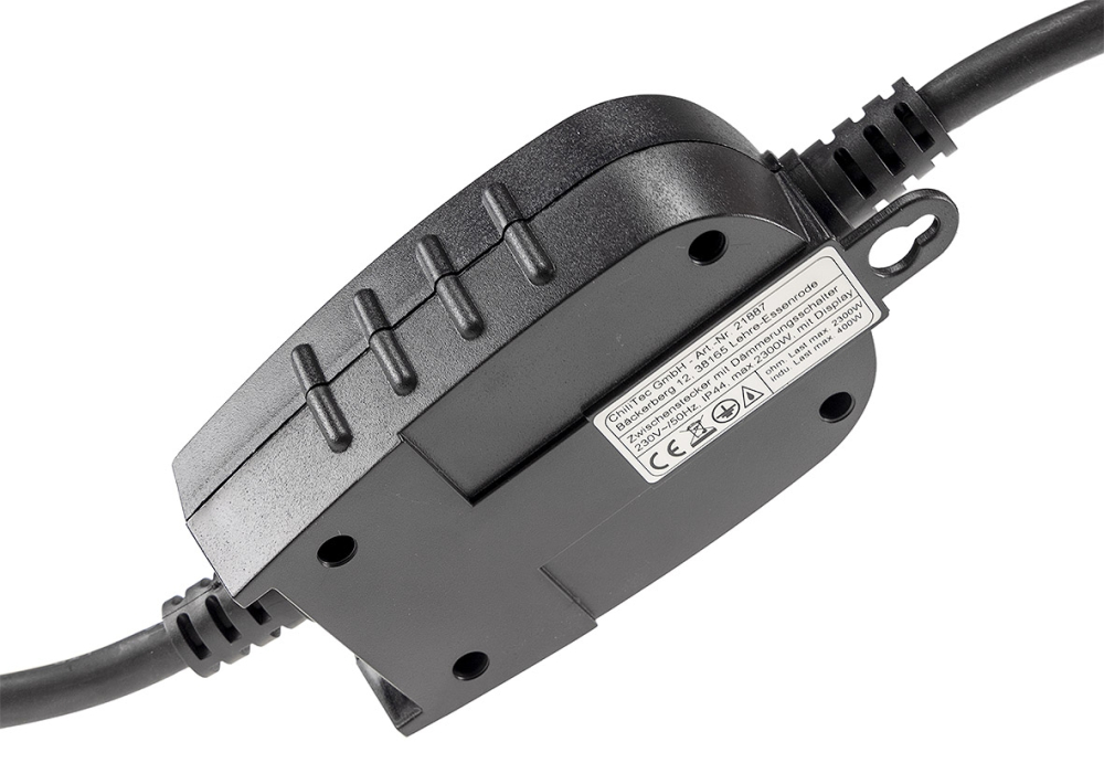 Zwischenstecker mit Dämmerungsschalter und Zeitvorwahl IP44 Gartenbeleuchtung 21887