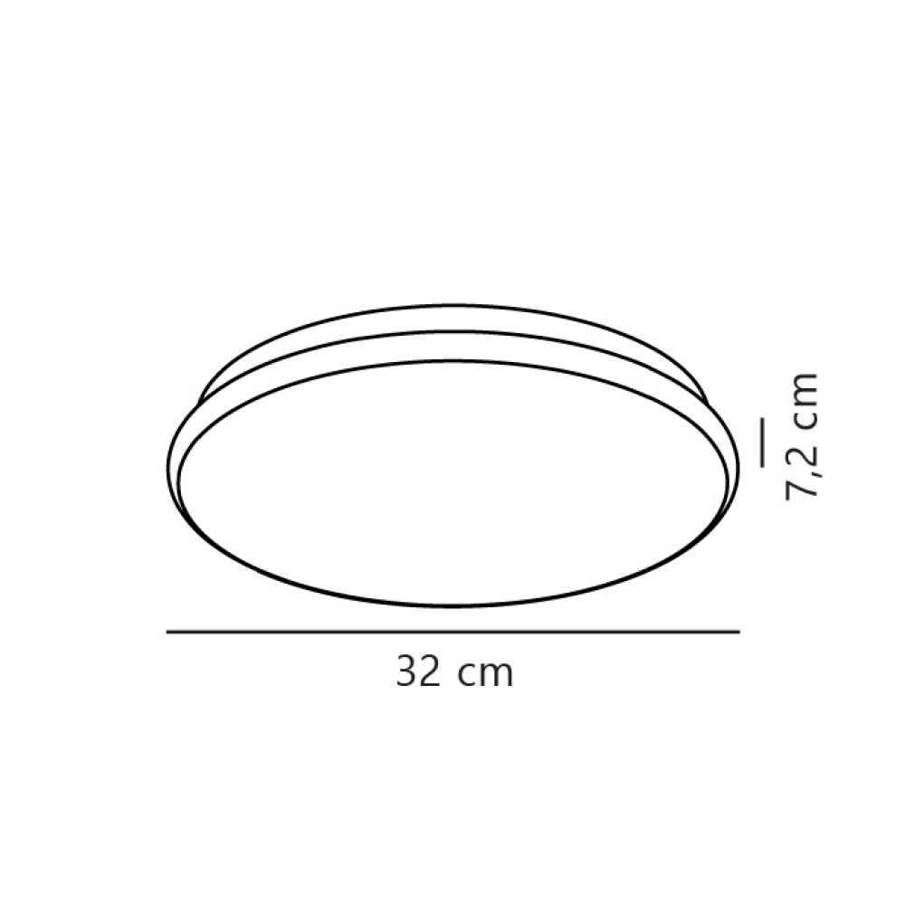 Nordlux Deckenleuchte Montone 33 4000K Sensor Weiss IP44 Badleuchte 2210486101
