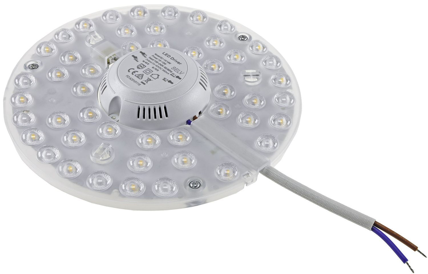 ChiliTec LED Modul "UM24ww" Ø180mm 24W 3000K 2680Lm Magnethalter 22326 für Leuchten Umrüstung