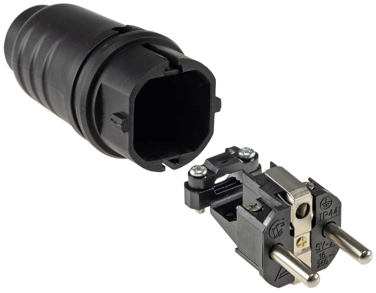 ChiliTec Gummistecker Schutzkontakt IP44 Außen 22352