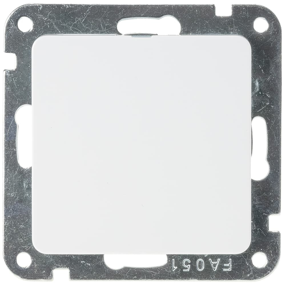 DELPHI Blind-Abdeckung / Blende weiß, ohne Rahmen 22401