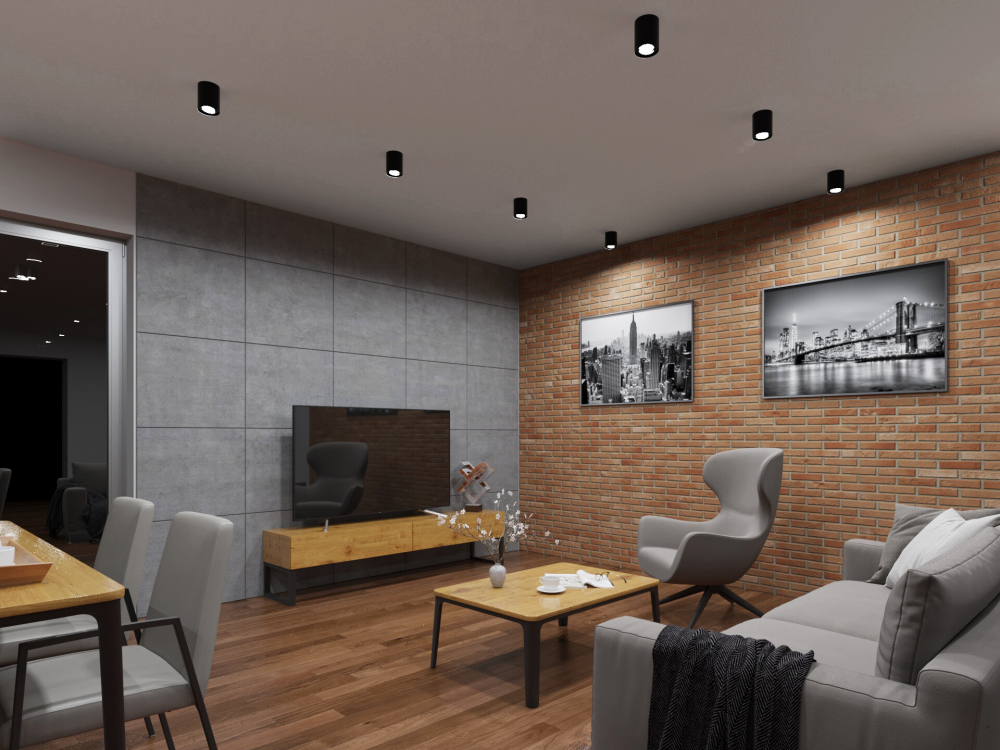 Deckenleuchte BORD DLP-50-B Kanlux schwarz GU10 Zylinder