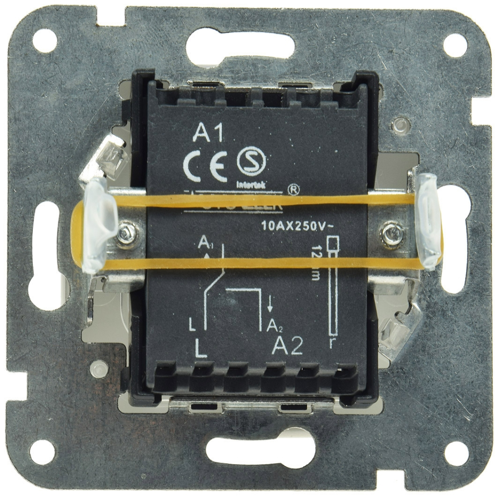 DELPHI Wechsel-Schalter UP weiß Steckanschluss, Einsatz ohne Rahmen, 22668