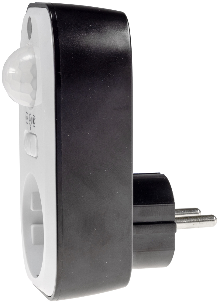 Zwischenstecker mit Bewegungsmelder 1200W, LED geeignet, 22684