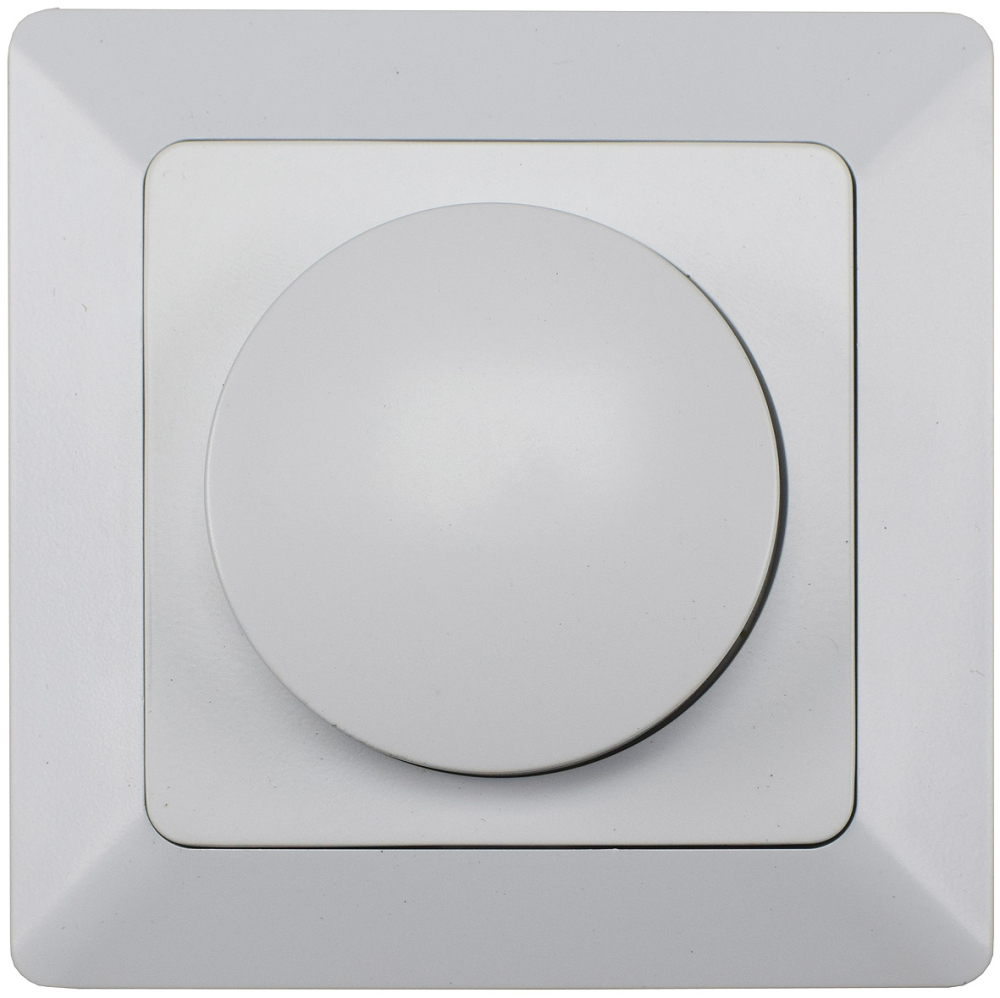 MILOS Dimmer weiß matt 3W-60W Druck-Schaltfunktion für LED 22781