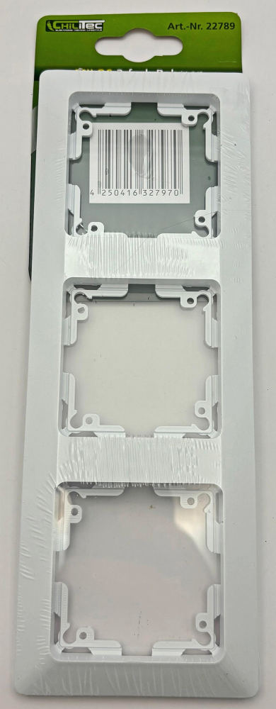 MILOS 3-fach Rahmen Matt Weiß 22789