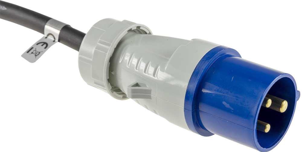 CEE auf Schutzkontakt-Kupplung Adapter für Wohnwagen Camping 0,35m 230V 22852