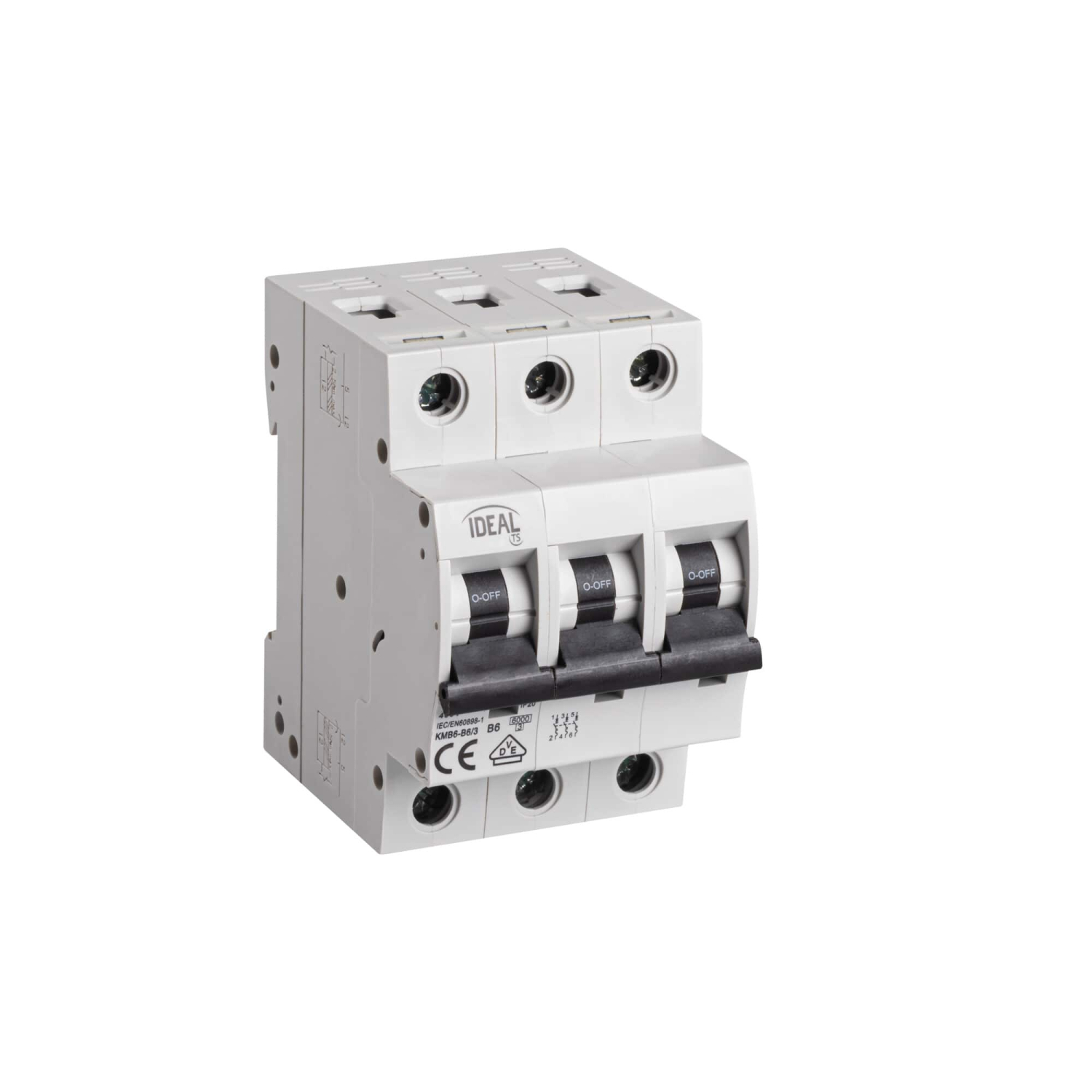 Ideal Leitungsschutzschalter KMB6-B6/3 6A 3-polig VDE 23171