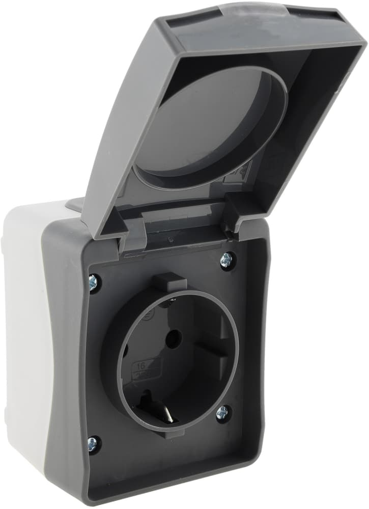 IP54 Steckdose NUQUI Aufputz für Feuchtraum