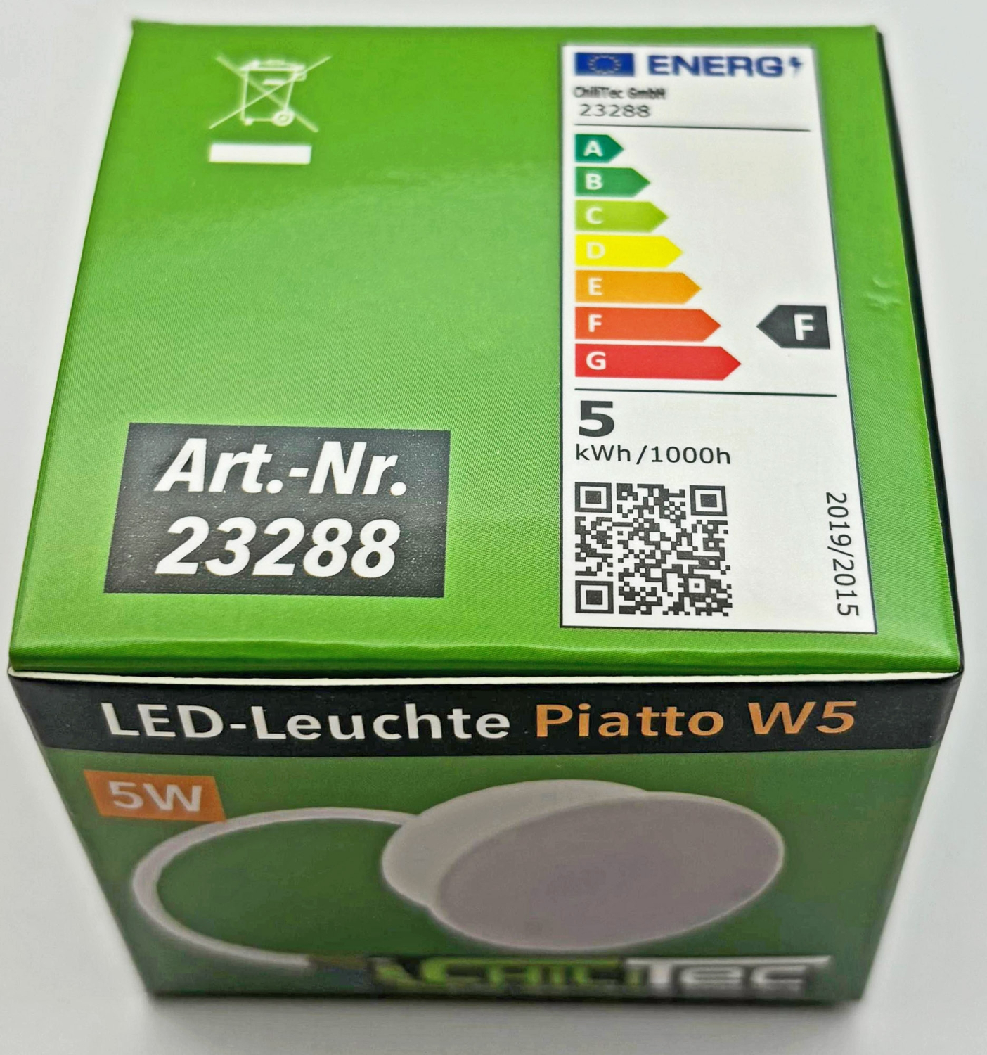 ChiliTec LED Modul "Piatto W5" 120° Einbauleuchte 5W 2900K 390Lm 23288