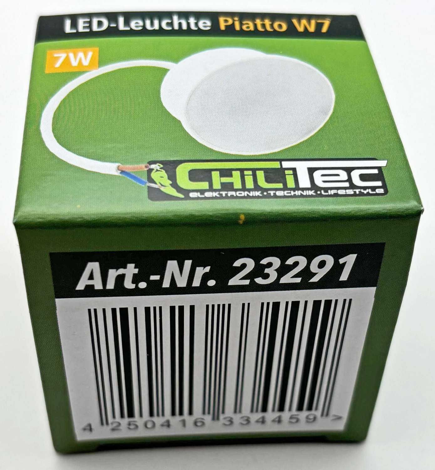 ChiliTec LED Einbauleuchte "Piatto W7" 120° 7W Modul 4000K 550Lm 23291