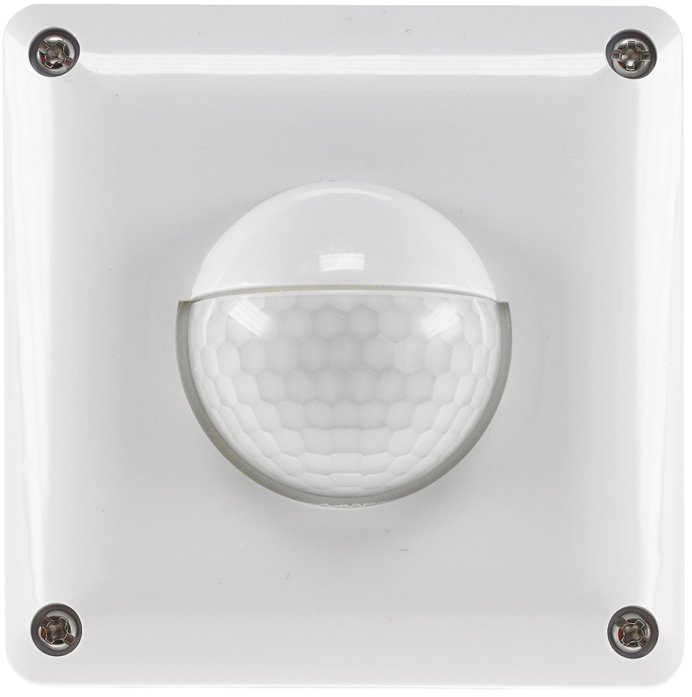 PIR Bewegungsmelder 190° IP65 2/3-Draht weiss UP 23337