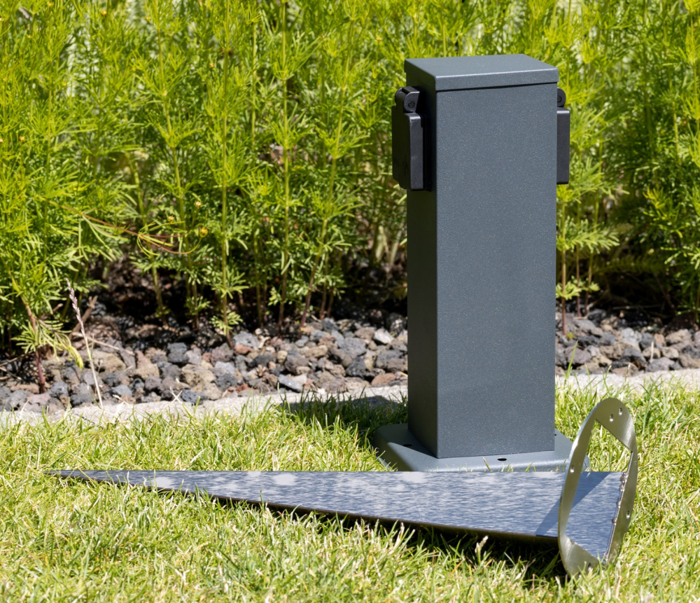ChiliTec Erdspieß 23447 39cm für Steckdosensäule 23444 & 23445