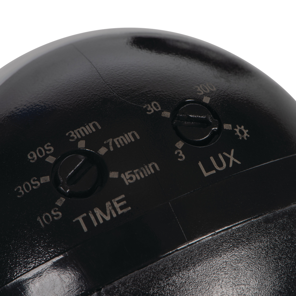 Bewegungsmelder ALER MINI PIR Sensor Aufputz 800W schwarz weiß 23459