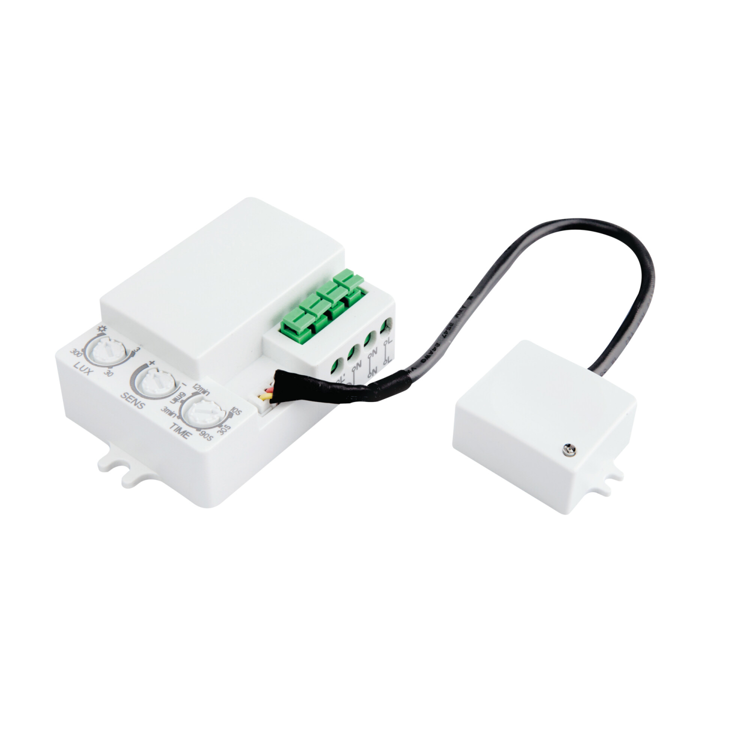 Bewegungsmelder EXTERNO MW weiss Mikrowellen Sensor H360/V160 23483