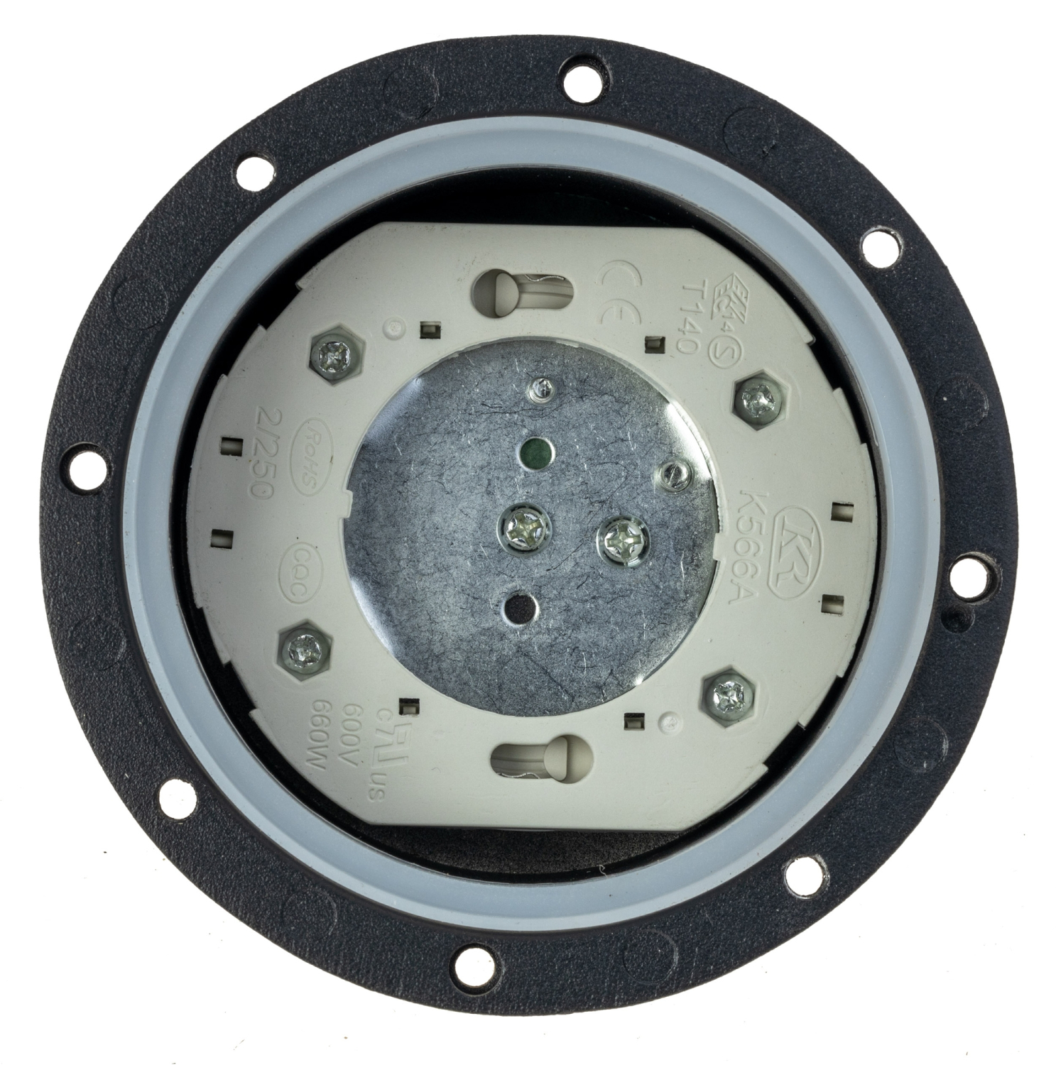 Bodeneinbauleuchte BEL GX53 XXL rund ØxT 14x7cm IP65 Bodenleuchte extrabreiter Rahmen 23551