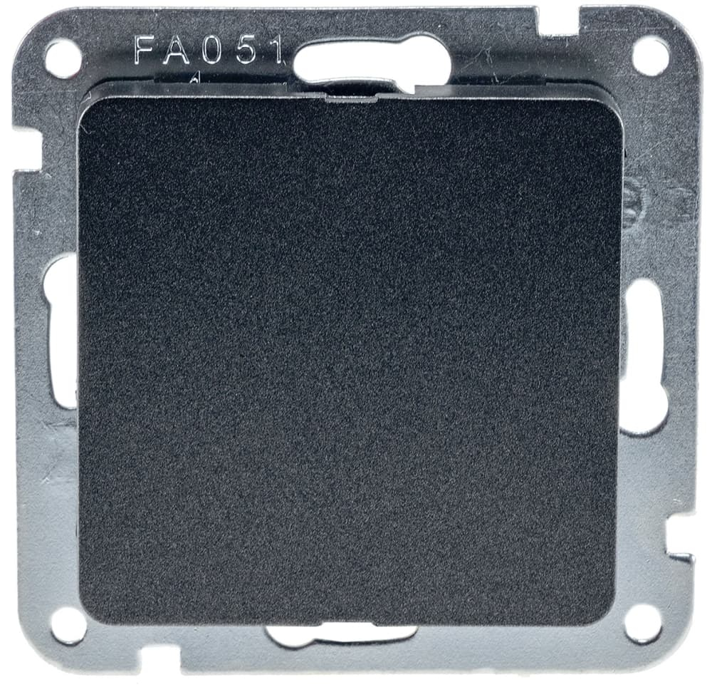 MILOS Blende Blind-Abdeckung Anthrazit 23554