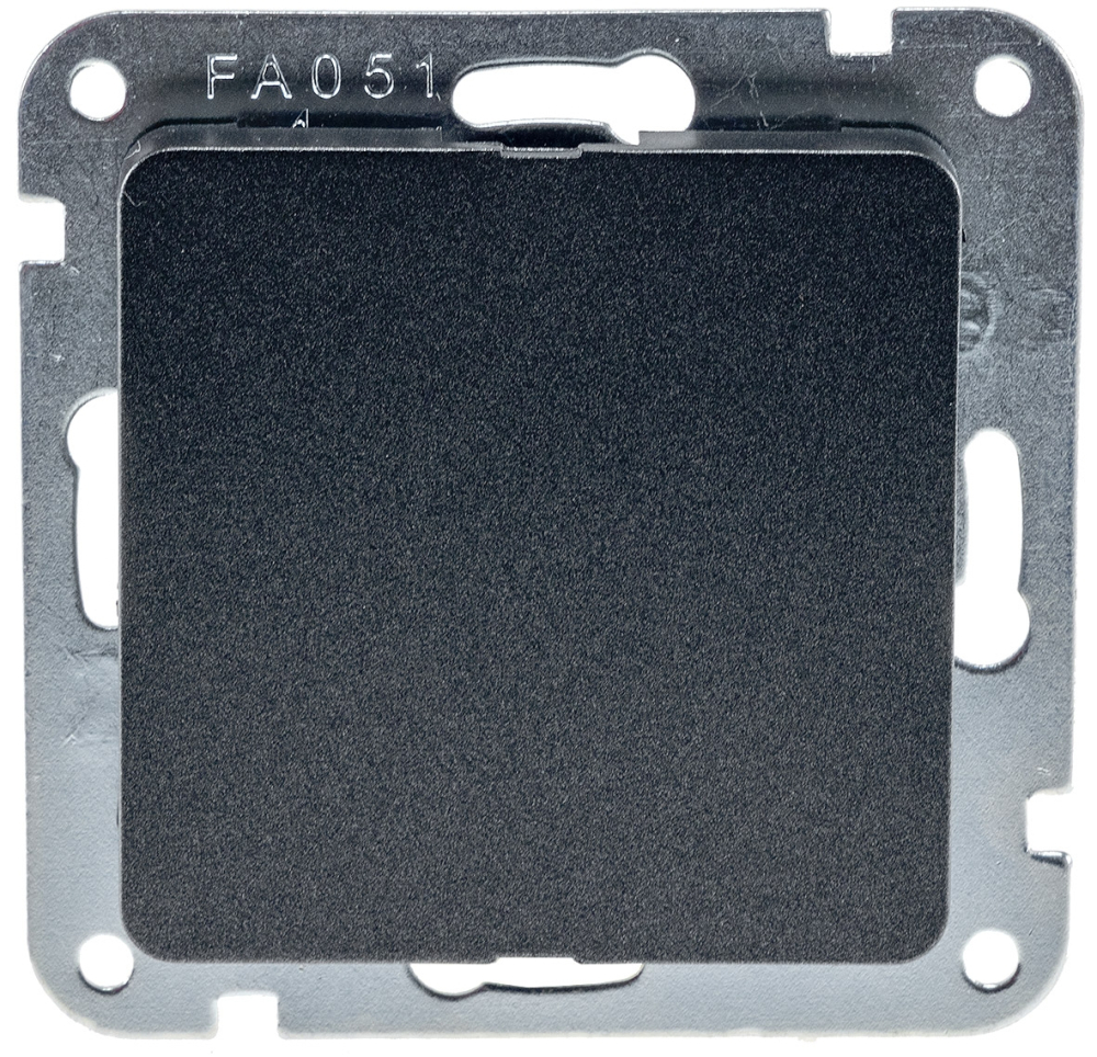 MILOS Blende Blind-Abdeckung Anthrazit 23554