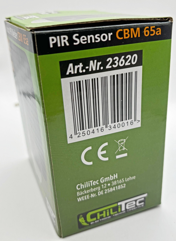 Aufputz Bewegungsmelder 360° "CBM 65a" ,max 10m Detektion, IP65 anthrazit 23620