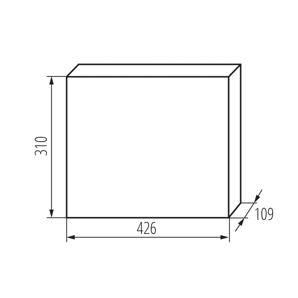 Verteilerkasten KDB-F36P 36 Module Unterputz 23628