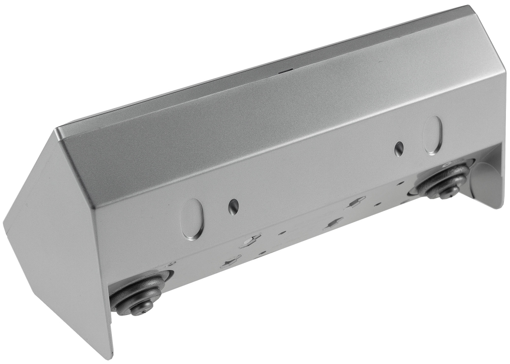 3-fach Steckdosenblock silber Aufbau-Steckdosen 23632