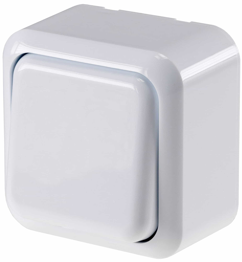 FASKO Wechselschalter weiß Aufputz ChiliTec 23812