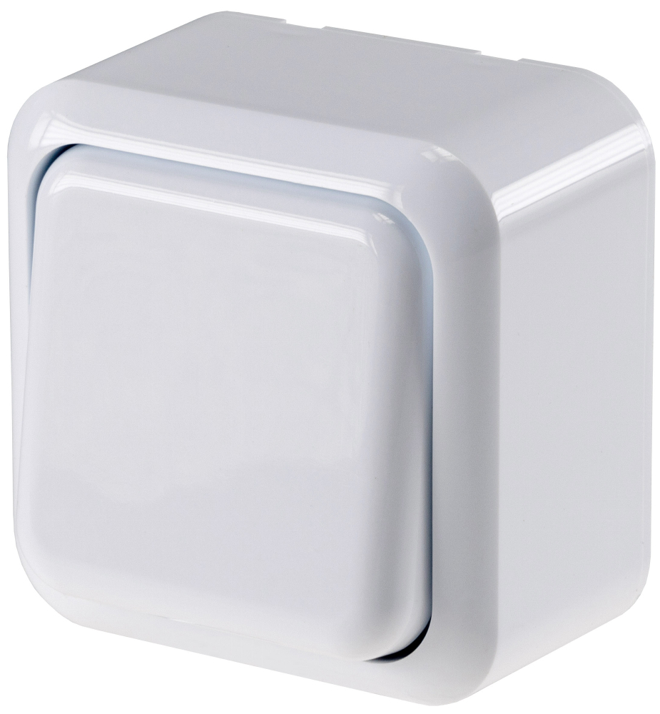 FASKO Wechselschalter weiß Aufputz ChiliTec 23812