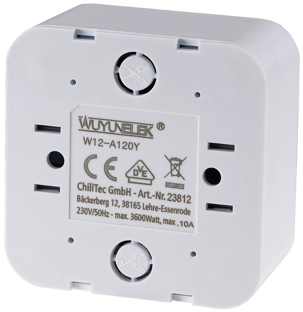 FASKO Wechselschalter weiß Aufputz ChiliTec 23812