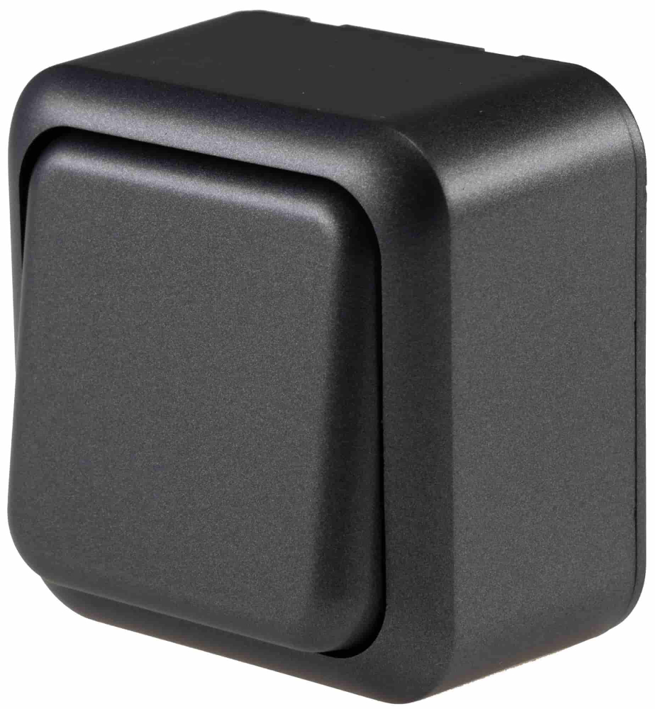 FASKO Wechselschalter Anthrazit Aufputz ChiliTec 23816