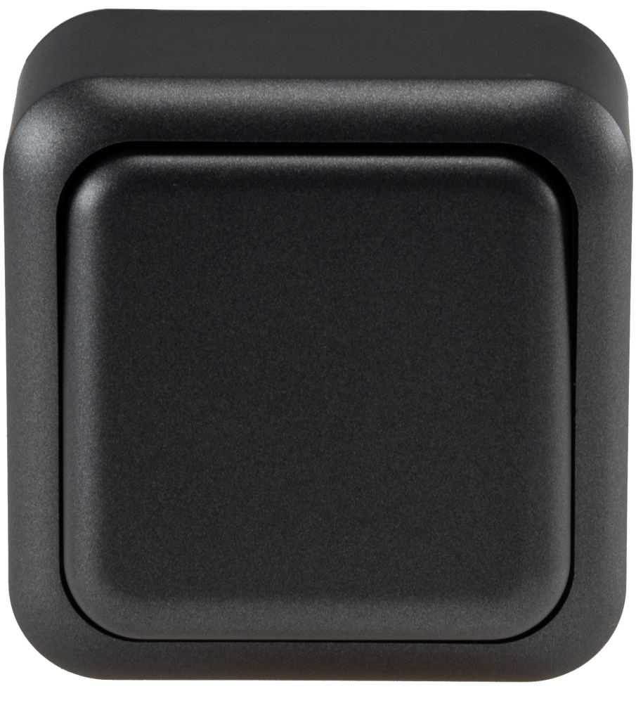 FASKO Wechselschalter Anthrazit Aufputz ChiliTec 23816