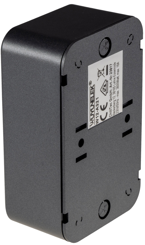 FASKO Doppel-Steckdose Anthrazit Aufputz Schraubanschluss ChiliTec 23817